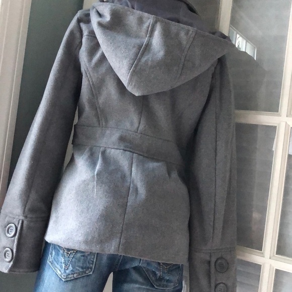 New look cute gray hooded jacket - Picture 3 of 8